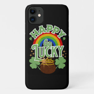 Capa Para iPhone 11 Feliz e Sortudo