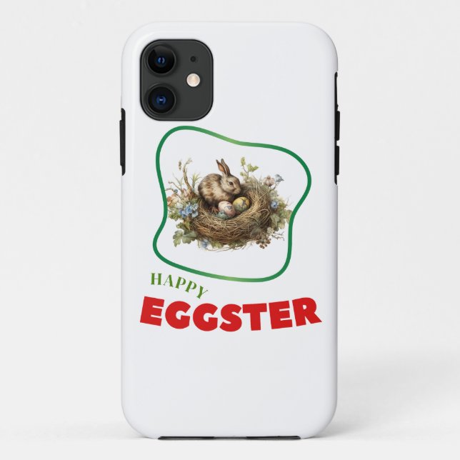 Capa Para iPhone 11 Feliz Eggster - Cristianismo (Verso)
