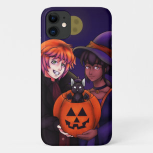 Capa Para iPhone 11 Feliz Figurino de Halloween