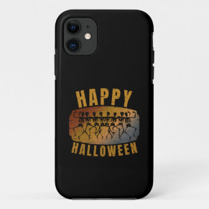 CAPA PARA iPhone 11 FELIZ HALLOWEEN ESQUELETO DANÇANTE