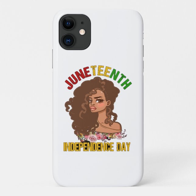 CAPA PARA iPhone 11 FELIZ JUNETEENTH 2025 (Verso)