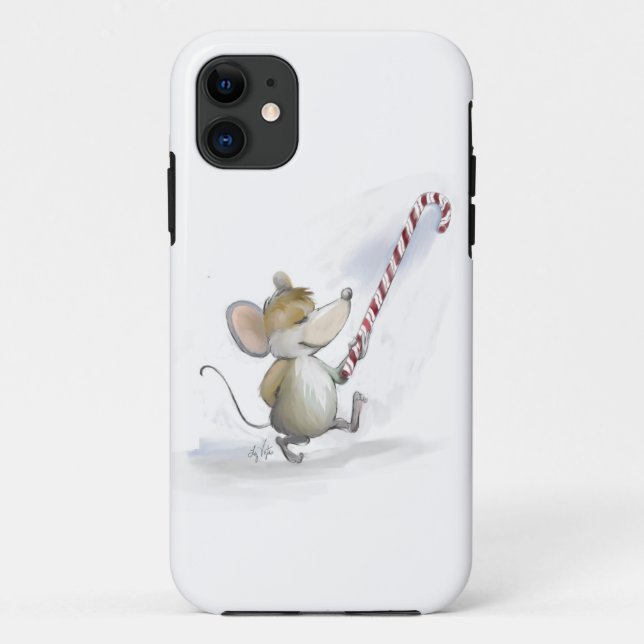 Capa Para iPhone 11 Feliz Mouse Moe iphone6 Case (Verso)