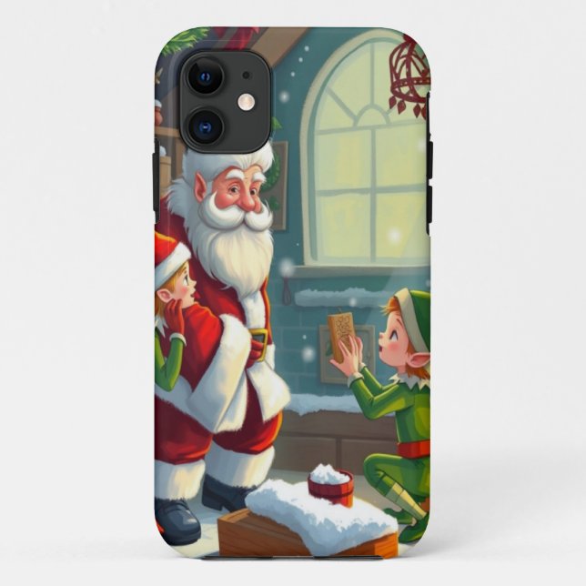 Capa Para iPhone 11 Feliz Natal  (Verso)