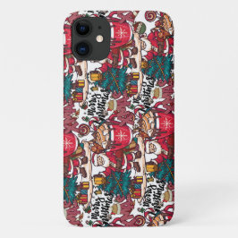 Capa Para iPhone 11 Feliz Natal - Férias Festivas