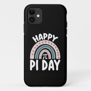 Capa Para iPhone 11 Feliz Pi Day Boho Rainbow Mathemat