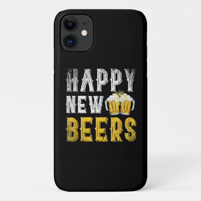 Capa Para iPhone 11 Festa Feliz Ano de Cervejas (Verso)