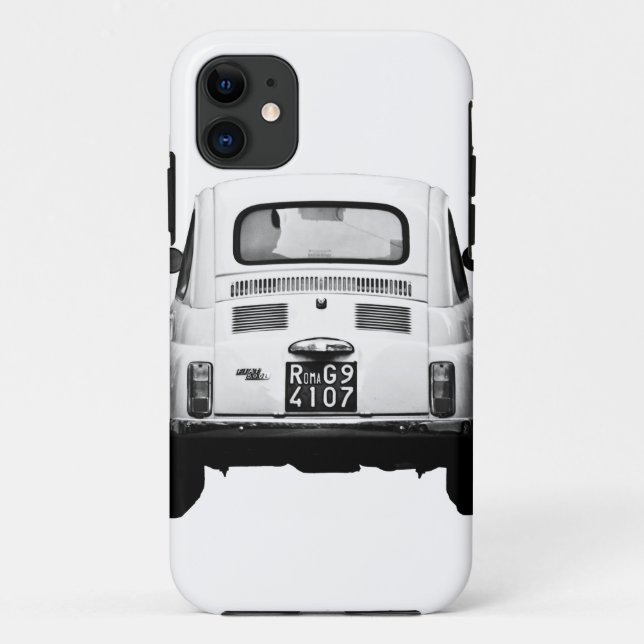 Capa Para iPhone 11 Fiat 500 em Roma, Italia (Verso)
