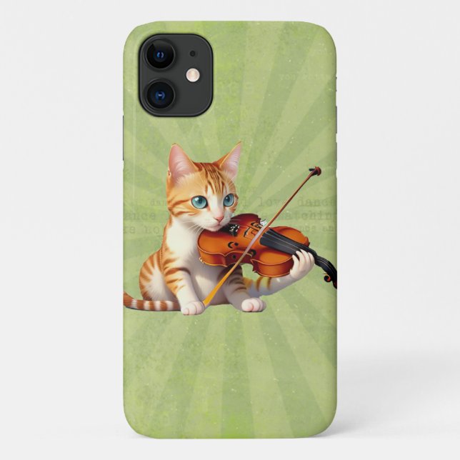 Capa Para iPhone 11 Fidel Kitty (Verso)