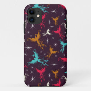 Capa Para iPhone 11 Figura teste padrão dos pássaros de Phoenix