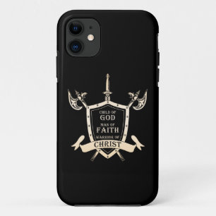 Capa Para iPhone 11 Filho de DEUS - Homem de FÉ - Guerreiro do CRISTO