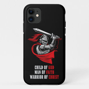 Capa Para iPhone 11 Filho de DEUS - Homem de FÉ - Guerreiro do CRISTO