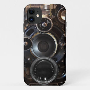 Capa Para iPhone 11 Filme de Lente Vintage com Fotografia de Câmera An