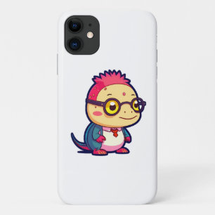 Capa Para iPhone 11 filósofo axolote fofo
