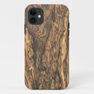 Capa Para iPhone 11 Fim de Bocote (madeira)
