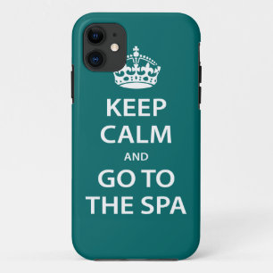 Capa Para iPhone 11 Fique calma e vá para o Spa