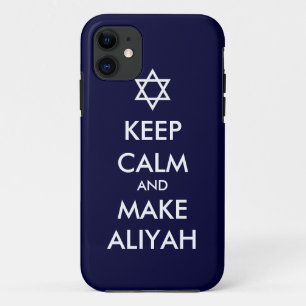 Capa Para iPhone 11 Fique Calmo E Faça Aliyah