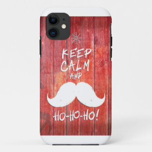 Capa Para iPhone 11 Fique calmo e Ho-Ho-ho