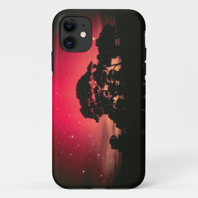 Capa Para iPhone 11 Fire Starry Night iPhone 5 Case (Verso)