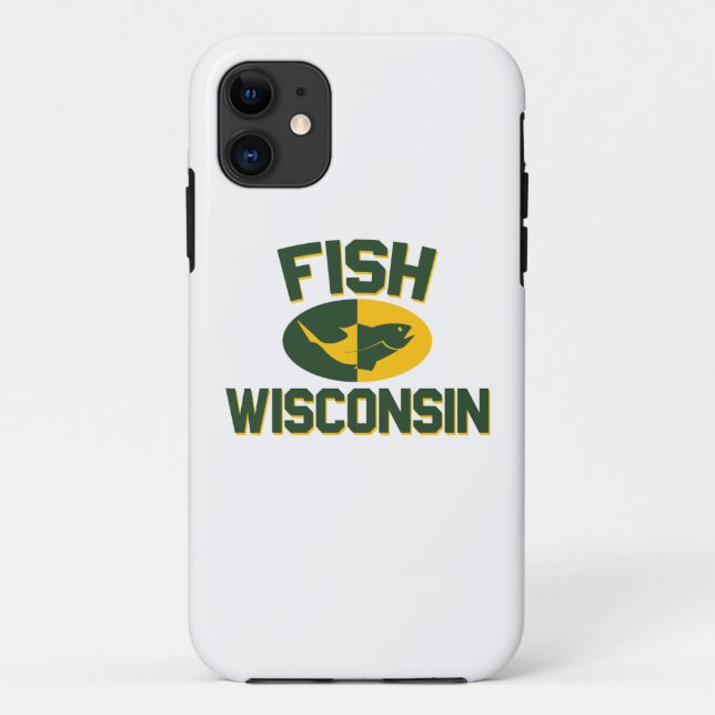 Capa Para iPhone 11 Fish Wisconsin (Verso)