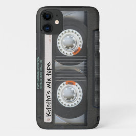 Capa Para iPhone 11 Fita de combinação de cassetes personalizável