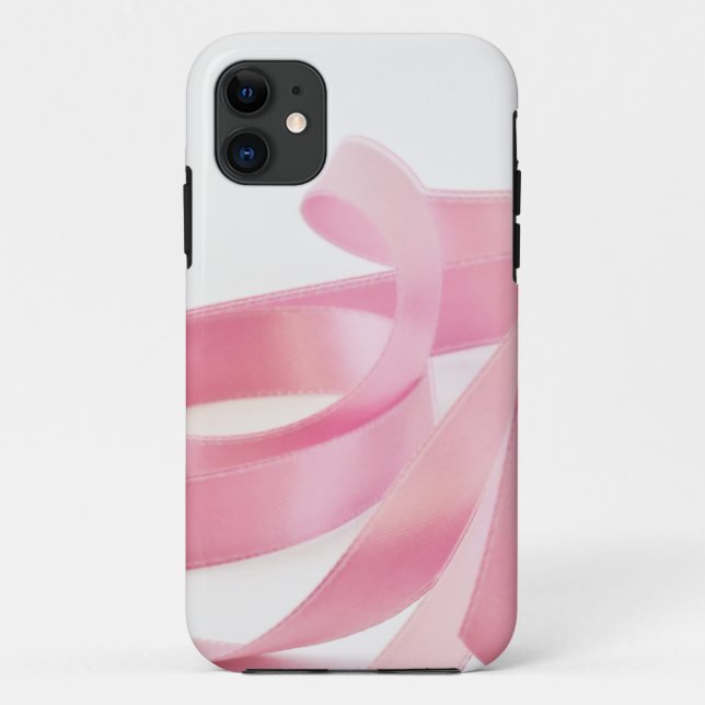 Capa Para iPhone 11 Fita Rosa (Verso)