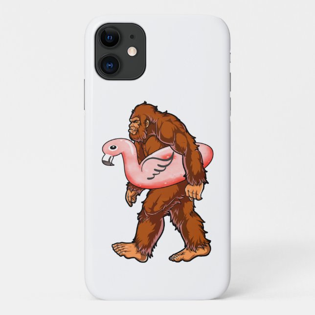 Capa Para iPhone 11 Flamingo Bigfoot (Verso)