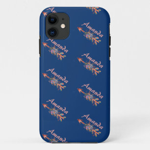 Capa Para iPhone 11 Flechas florais personalizadas