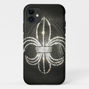 Capa Para iPhone 11 Fleur de lis impressão