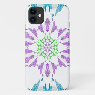 Capa Para iPhone 11 floco de neve Mandala design