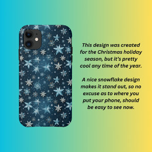 Capa Para iPhone 11 Flocos de neve