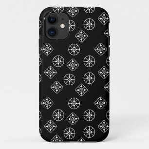 Capa Para iPhone 11 Flocos de neve modernos do século médio