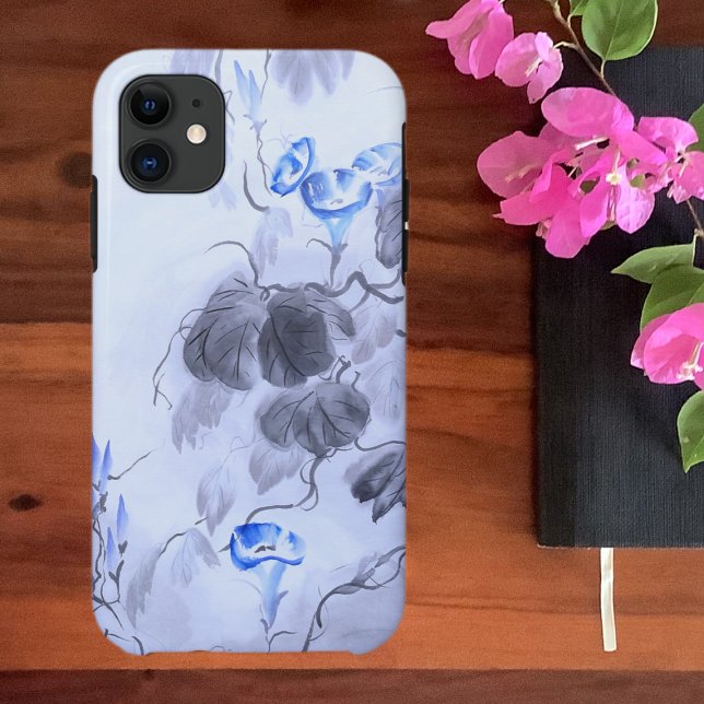 Capa Para iPhone 11 Flor Azul (Criador carregado)