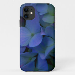 Capa Para iPhone 11 Flor azul-violeta azul-hidrangeas-violeta floral