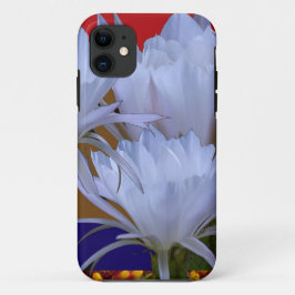 Capa Para iPhone 11 Flor branca selvagem de Lilly: Mundo