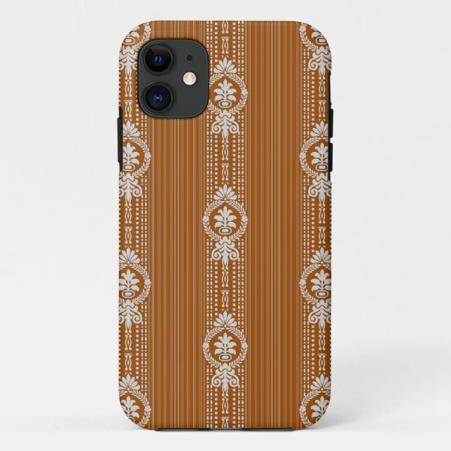 Capa Para iPhone 11 Flor com coroa de louro (Verso)