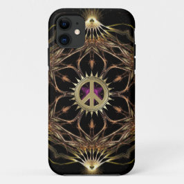 Capa Para iPhone 11 Flor da Paz Biológica Boêmia