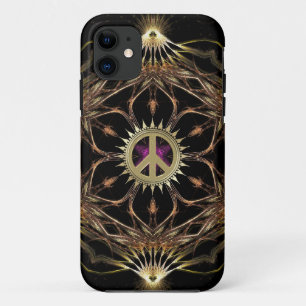 Capa Para iPhone 11 Flor da Paz Biológica Boêmia