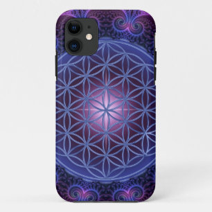 Capa Para iPhone 11 FLOR DA Praça LIFE/Blume des Lebens Mandala II