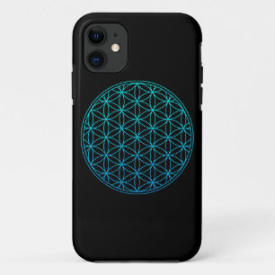 Capa Para iPhone 11 flor da vida símbolo de geometria sagrada antigo 