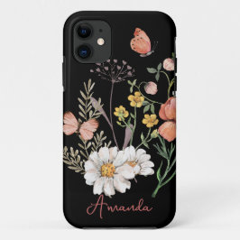 Capa Para iPhone 11 Flor de Flor Selvagem