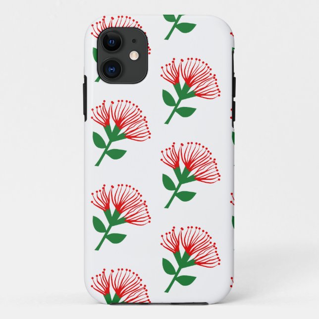 Capa Para iPhone 11 Flor de Pohutukawa, Nova Zelândia (Verso)