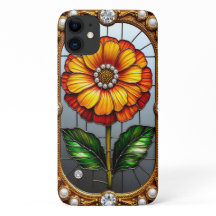 Flor de vidro colorido