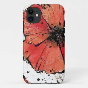 Capa Para iPhone 11 Flor em um fundo branco
