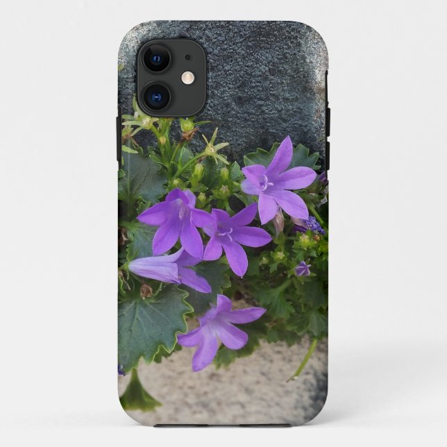 Capa Para iPhone 11 flor fora da parede (Verso)