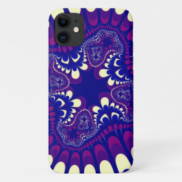 Capa Para iPhone 11 Flor Glória da Manhã Roxa