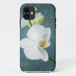 Capa Para iPhone 11 Flor Orquídea Branca Zen