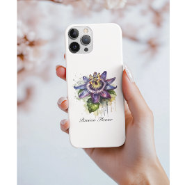 Capa Para iPhone 11 Flor Passivo Púrpura