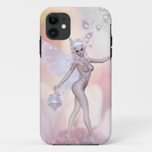 Capa Para iPhone 11 Flor Rosa Faerie