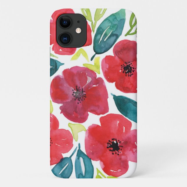 Capa Para iPhone 11 Flor tropical (Verso)
