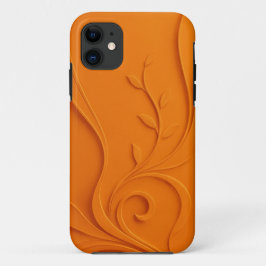 Capa Para iPhone 11 Florais Abstratos Elegantes